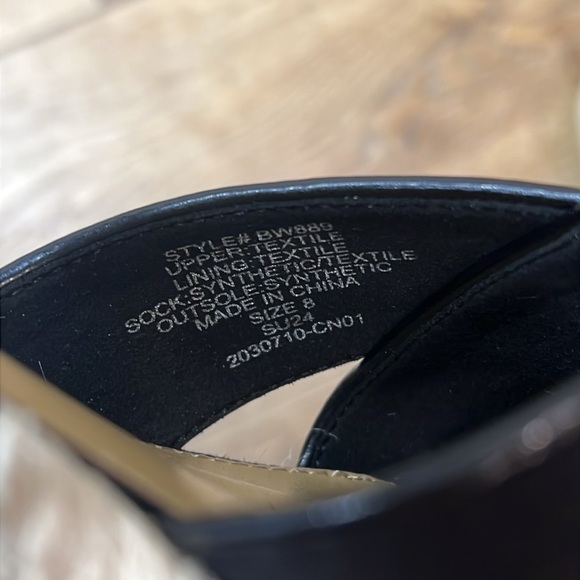 NWOT J. Crew Black Espadrille Platform Sandals Size 8 - Picture 8 of 8